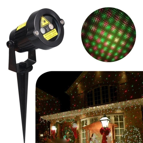 YWXLight Outdoor Lawn Lights Christmas Laser Light Ambient Light IP65 Waterproof(US Plug)