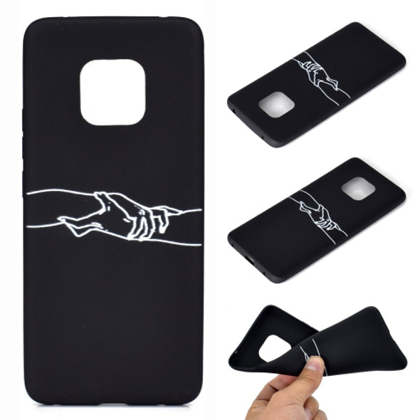 For Huawei Mate 20 Pro Shockproof Stick Figure Pattern Soft TPU Protective Case(Arm)