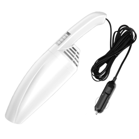 Car Vacuum Cleaner 120W Wet and Dry Dual-use Strong Suction, Style: Wired Shark (White)