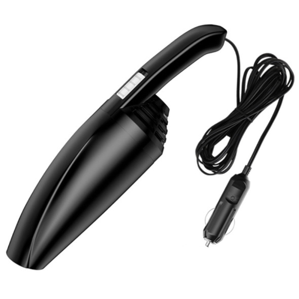 Car Vacuum Cleaner 120W Wet and Dry Dual-use Strong Suction, Style: Wired Shark (Black)