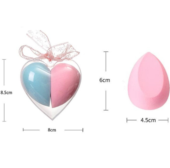 3 PCS Love Makeup Eggs No Powder Makeup Egg Puff Set(4 Colors Random)