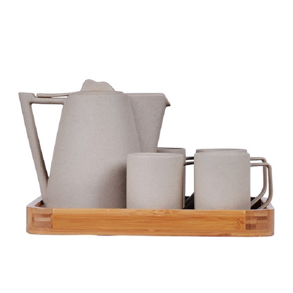 Personality Creative Ceramic Retro Tea Set, Style:Terracotta water set