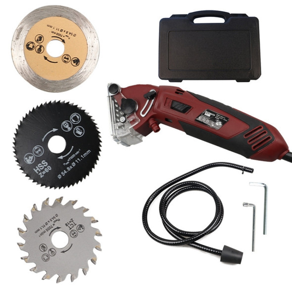 400W Multifunctional Metal Saw Electric Saw Cutting Machine Handheld Electric Saw, Specification:UK Plug