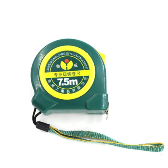 LW004 Industrial Grade ABS Plastic Anti-fall Durable Office Household Steel Tape Measure, Length:7.5m