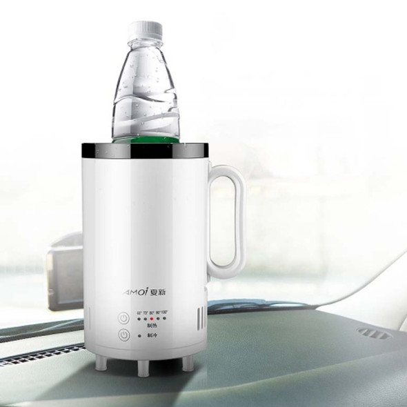 Amoi Car Electric Heating Cup Car Refrigeration Kettle  Household Hot And Cold Cup, Style:Car Only