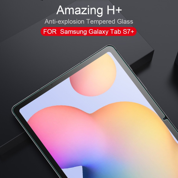 For Samsung Galaxy Tab S7 Plus  NILLKIN Amazing H+ Explosion-proof Tempered Glass Film