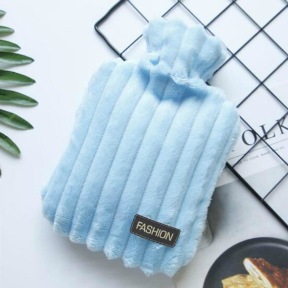 Fashion Simple PVC Hand Warmer Injection Water Heater Bag(Sky Blue)