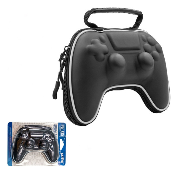 2 PCS Gamepad Storage Bag EVA Portable Protective Cover For PS5(Black)