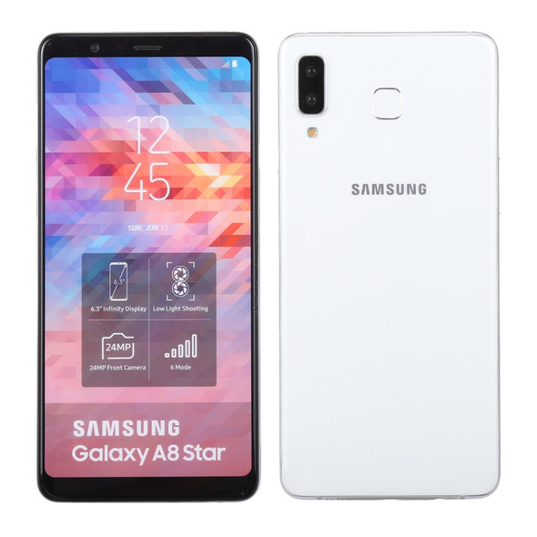 Color Screen Non-Working Fake Dummy Display Model for Galaxy A8 Star (White)