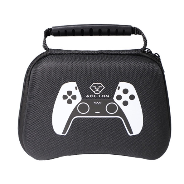 2 PCS AOLION Game Handle Waterproof EVA Storage Bag Hard Shell Bag For PS5/PS4(Black)