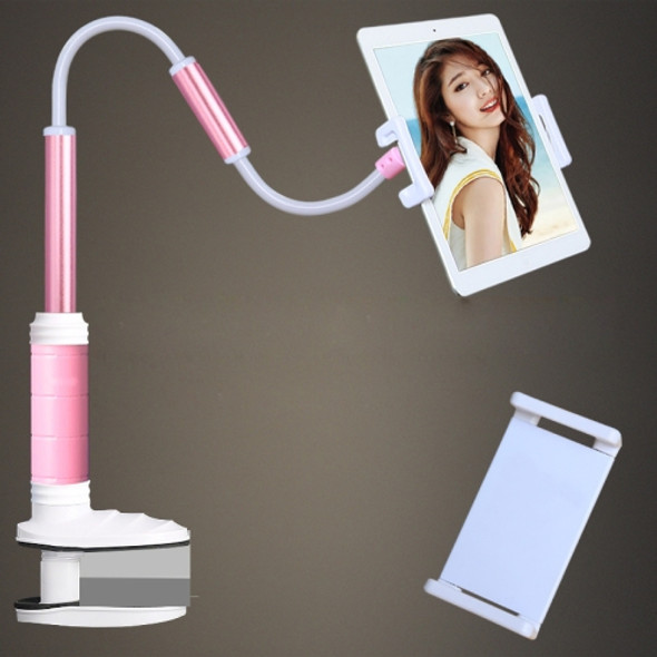 Aluminum-magnesium Alloy Free-Rotating Lazy Bracket Universal Mobile Phones Tablet PC Stand, Suitable for 4-12.9 inch Mobile Phones / Tablet PC, Length: 1.3m (Pink)