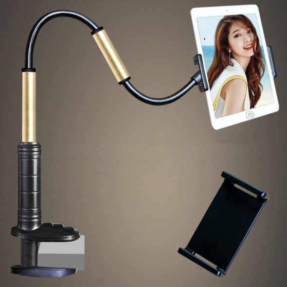 Aluminum-magnesium Alloy Free-Rotating Lazy Bracket Universal Mobile Phones Tablet PC Stand, Suitable for 4-12.9 inch Mobile Phones / Tablet PC, Length: 1.3m(Black Gold)