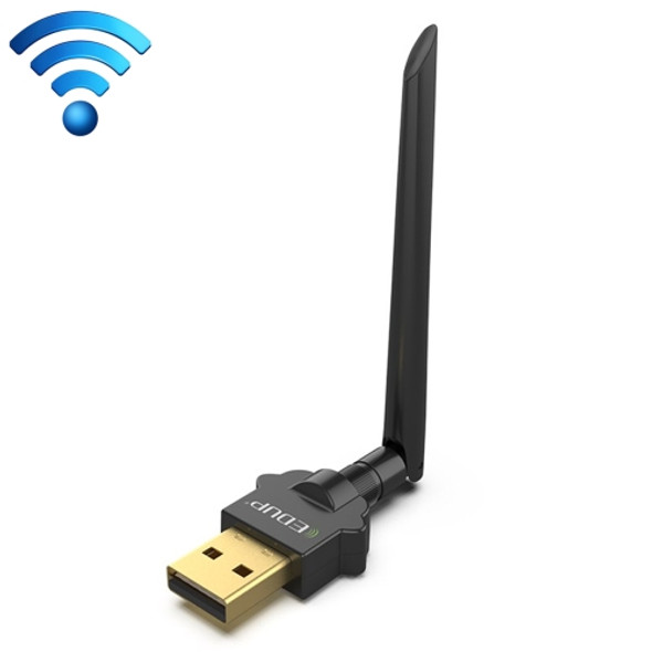 EDUP EP-AC1669 AC1300Mbps 2.4GHz & 5.8GHz Dual Band USB WiFi Adapter External Network Card with 2dbi Antenna