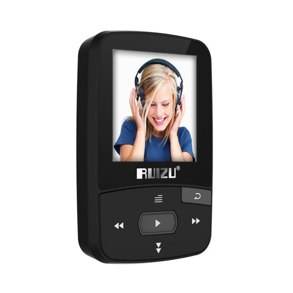 Original RUIZU X50 Sport Bluetooth MP3 Player 8gb Clip Mini with Screen Support FM,Recording,E-Book,Clock,Pedometer