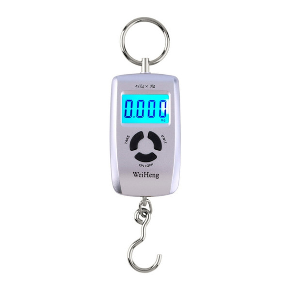 45kg x 10g High Precision LCD Portable Digital Backlight Electronic Portable Scale Random Color Delivery