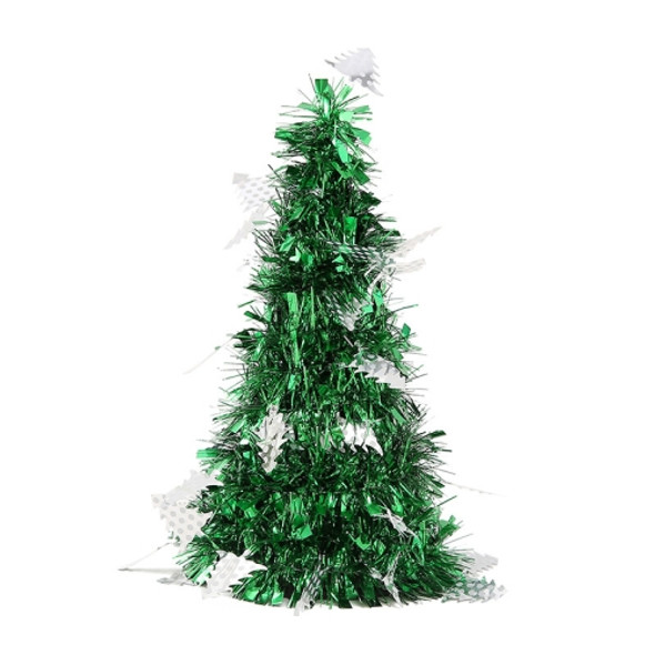 6 PCS Mini Desktop Christmas Tree Hotel Shopping Mall Christmas Decoration, Style:With Small Tree(Green)