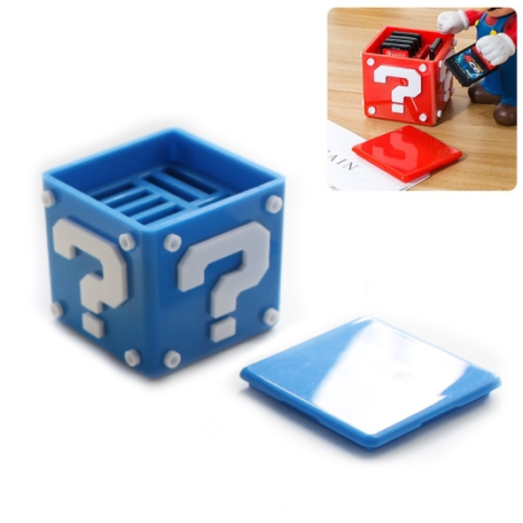12 in 1 Box Game Card TF Card Holder Box for Nintendo Switch (Blue)