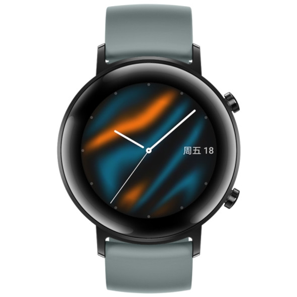 HUAWEI WATCH GT 2 42mm Sport Wristband Bluetooth Fitness Tracker Smart Watch, Kirin A1 Chip, Support Heart Rate & Pressure Monitoring / Sports Recording / Bluetooth Music / GPS(Cyan)
