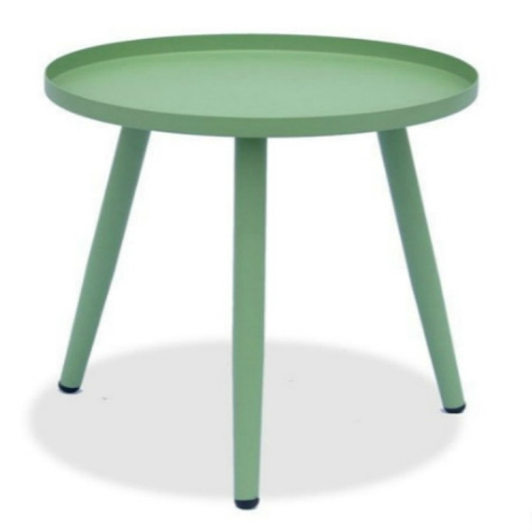 Nordic Round Small Coffee Table Office Display Simple Modern Living Room Sofa Balcony Creative Side Table(Green)