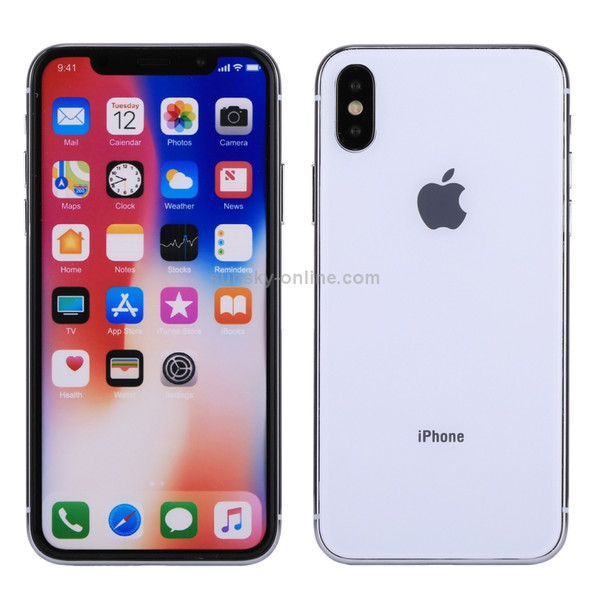 For iPhone X Color Screen Non-Working Fake Dummy Display Model(White)