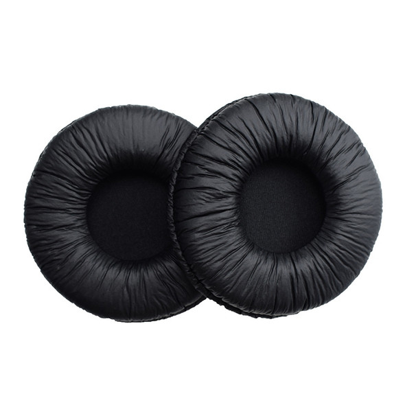 2 PCS For SONY MDR-V55 Earphone Cushion Leather Cover Earmuffs Replacement Earpads (Black)