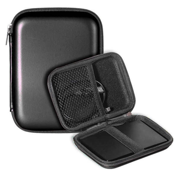 2.5 inch Hard Disk Storage Bag Earphone bag Multi-function Storage Bag, Bag Size: 2.5 inch (Black)