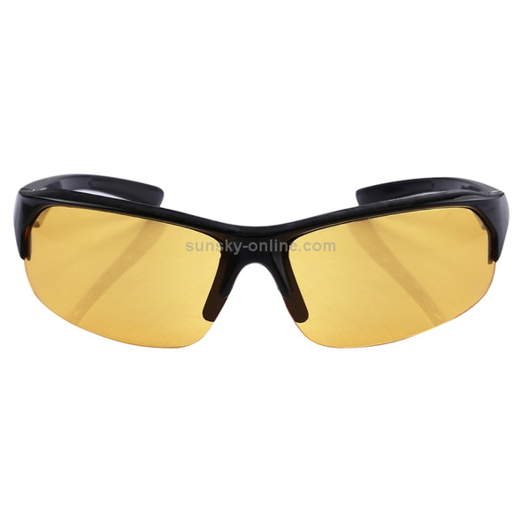 Yellow Lens Anti Glare Night Vision Glasses Safety Driver Sunglasses for Men / Women