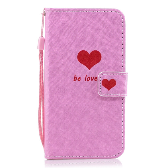 For Huawei Mate 30 Pro Horizontal Flip Leather Case with Holder & Card Slots & Wallet(A Red Heart)