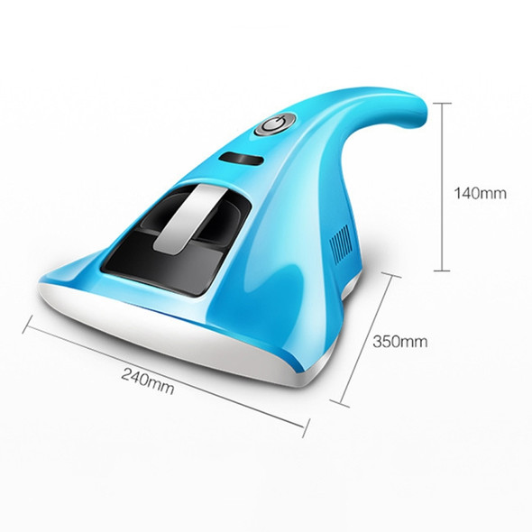 Anti-Dust Mites UV Vacuum Cleaner Household Handheld UV Vacuum Cleaner, Anti-Bacterial Portable with Hight Efficiency, Plug:US Plug(White)