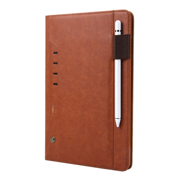 For Galaxy Tab S4 10.5/T830 CMai2 Tmall Kaka Litchi Texture Horizontal Flip Leather Case with Holder & Card Slot & Photo Frame & Pen Slot(Brown)