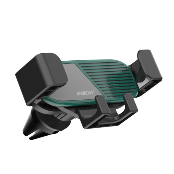 ENKAY ENK-CM104 Magnetic Auto Gravity Car Holder Rotatable Car Air Vent Mount Phone Holder(Green)