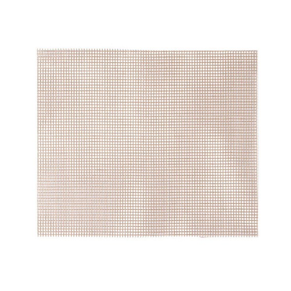 3 PCS Non-Stick Grid Sheet Teflon Barbecue Mat Grill Grid Mat, Size:36x42 cm(Brown)