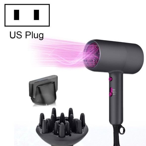 Small High-power Cold And Hot Negative-ion Hair Dryer, Plug Type:US Plug