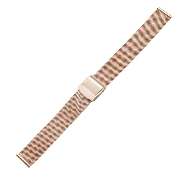 CAGARNY Simple Fashion Watches Band Metal Watch Strap, Width: 14mm(Gold)