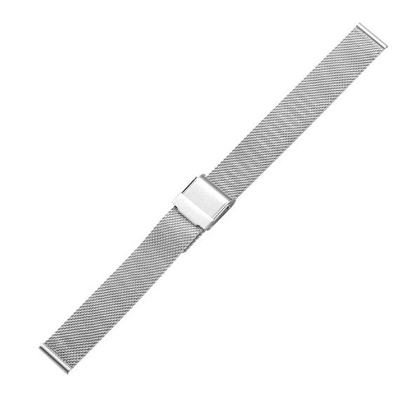 CAGARNY Simple Fashion Watches Band Metal Watch Strap, Width: 14mm(Silver)