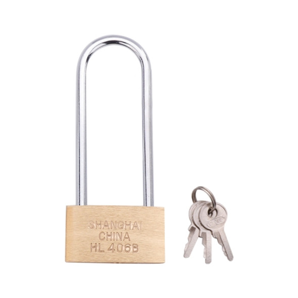 Copper Padlock Small Lock, Style: Long Lock Beam, 60mm Not Open