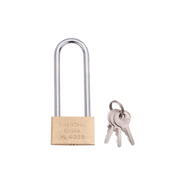 Copper Padlock Small Lock, Style: Long Lock Beam, 30mm Not Open