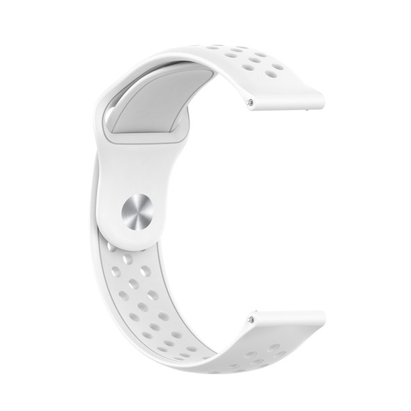 For Galaxy SM R800 46mm Silicone Breathable Band(White)