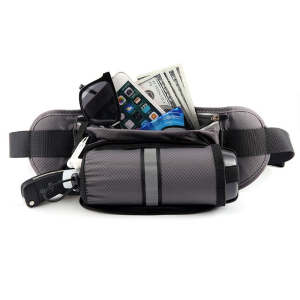 YIPINU YS17 Outdoor Mountaineering Sport Waterproof  Mobile Phone Waist Bag Kettle Bag(Grey)