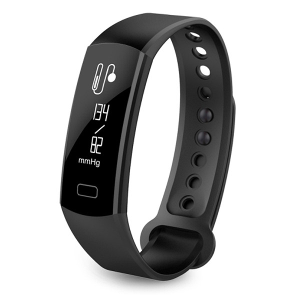 C07 0.91 inch OLED Screen Display Bluetooth Smart Bracelet, IP67 Waterproof, Support Pedometer / Blood Pressure Monitor / Heart Rate Monitor / Sleep Monitor, Compatible with Android and iOS Phones(Black)