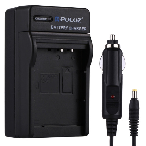 PULUZ Digital Camera Battery Car Charger for Canon LP-E10 Battery