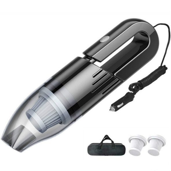 120W Car Vacuum Cleaner Car Small Mini Internal Vacuum Cleaner, Specification:Wired, Style:With 2 PCS Filter Element+Storage Bag
