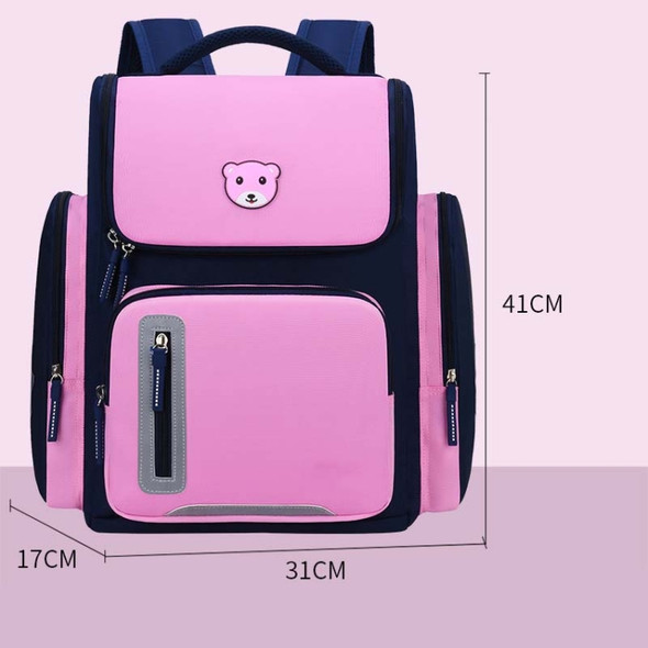 Children Schoolbag Space Bag Large-Capacity Primary School Schoolbag, Size:31x17x41cm(Pink)