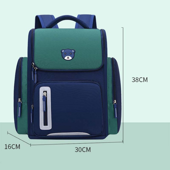 Children Schoolbag Space Bag Large-Capacity Primary School Schoolbag, Size:30x16x38cm(Green)