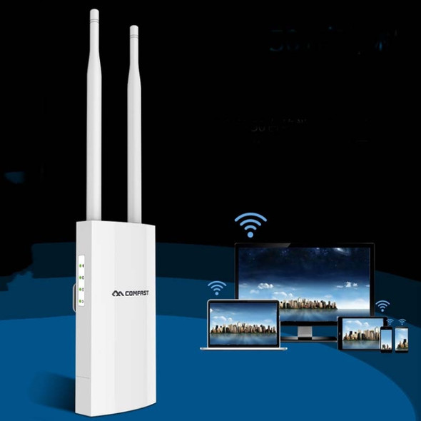 EW71 300Mbps Comfast Outdoor High-Power Wireless Coverage AP Router(EU Plug)