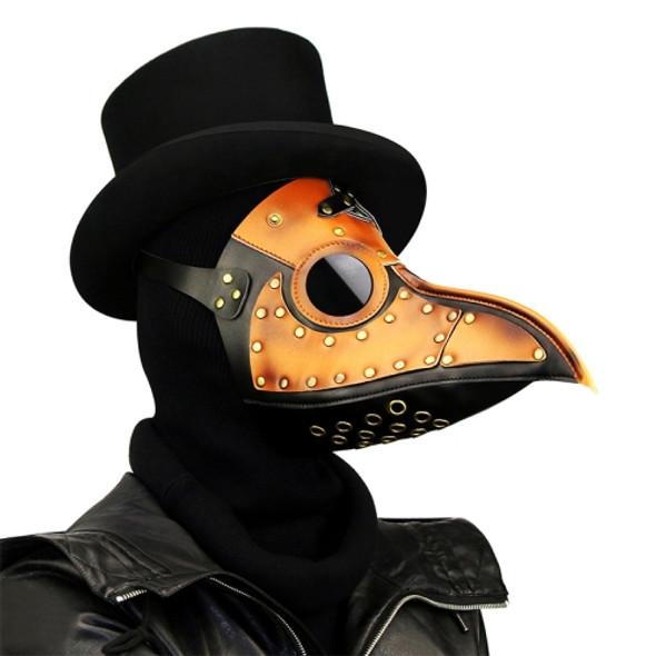 HG090 Halloween Two-color Stitching Beak Shape Mask