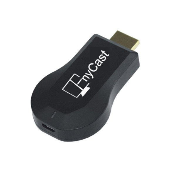 EnyCast EC-MX18 Wireless WiFi Display Dongle Receiver RK3036 Dual Core Airplay Miracast DLNA 1080P HDMI TV Stick for iPhone, Samsung, and other Android Smartphones (Black)