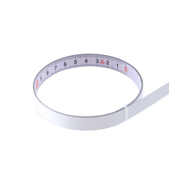 1m Sticky Scale Steel Ruler with Glue Scale Tape Measure Self-adhesive Ruler, Specification:Reverse