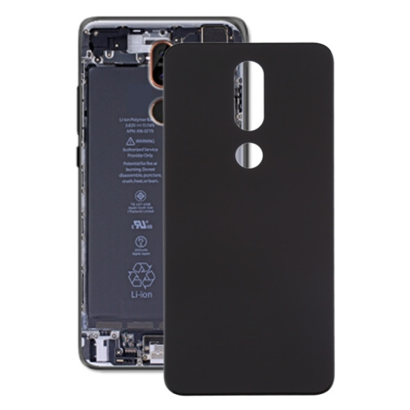 Battery Back Cover for Nokia 7.1 / TA-1100 TA-1096 TA-1095 TA-1085 TA-1097(Black)