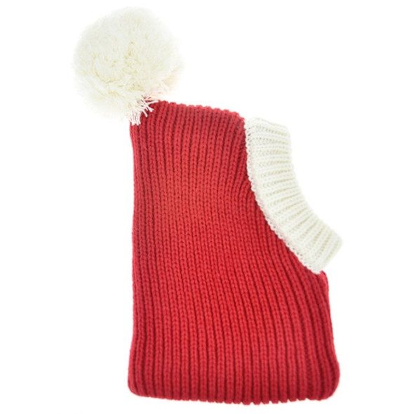Pet Autumn & Winter Woolen Christmas Hat, Size: L